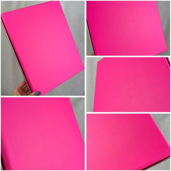 Victoria’s Secret PINK Gift Display Decor Storage Box Silver Holographic Logo - Picture 12 of 16